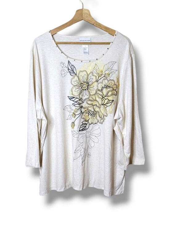 Alfred Dunner Tops - Alfred Dunner Floral Top 3X NWT